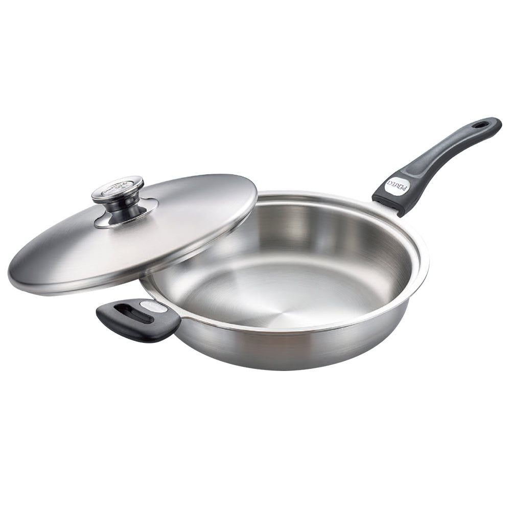 Le idea 樂德兒│PERFECT 理想牌 極緻 316不鏽鋼 七層 複合金 平底鍋 IH 附蓋