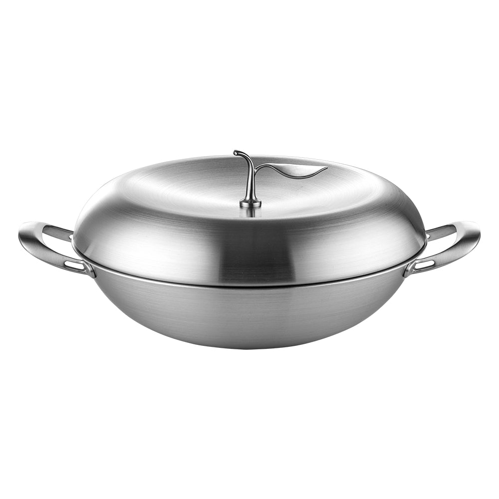 Le idea 樂德兒│PERFECT 理想牌 極緻 316 不鏽鋼 蘋果型 七層 複合金 炒鍋 附蓋