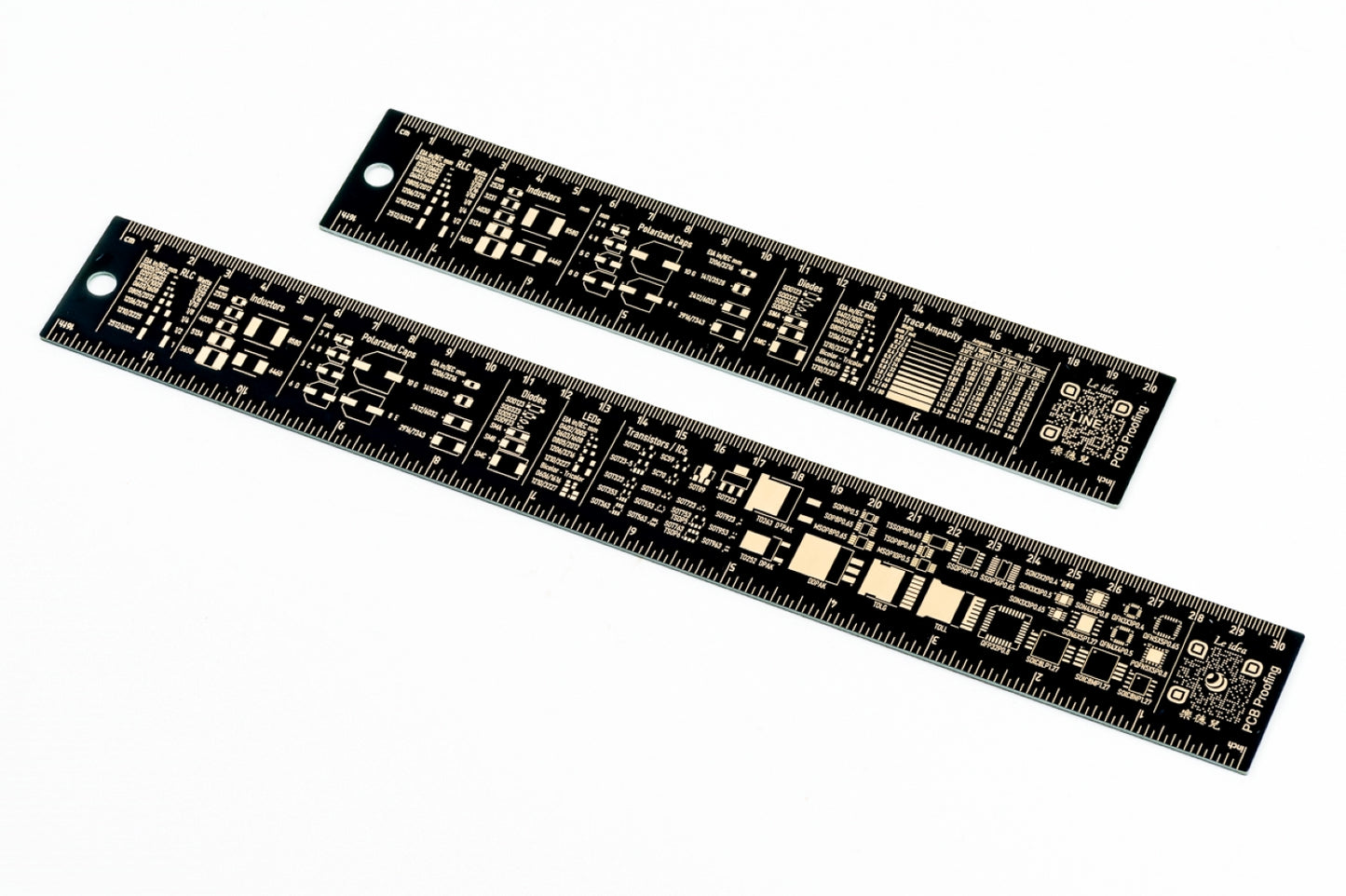 Le idea 樂德兒│30CM PCB Ruler 電路板直尺 電子工程尺 PCB打樣 樂德兒沉金電路板尺