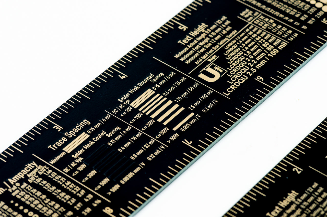 Le idea 樂德兒│30CM PCB Ruler 電路板直尺 電子工程尺 PCB打樣 樂德兒沉金電路板尺