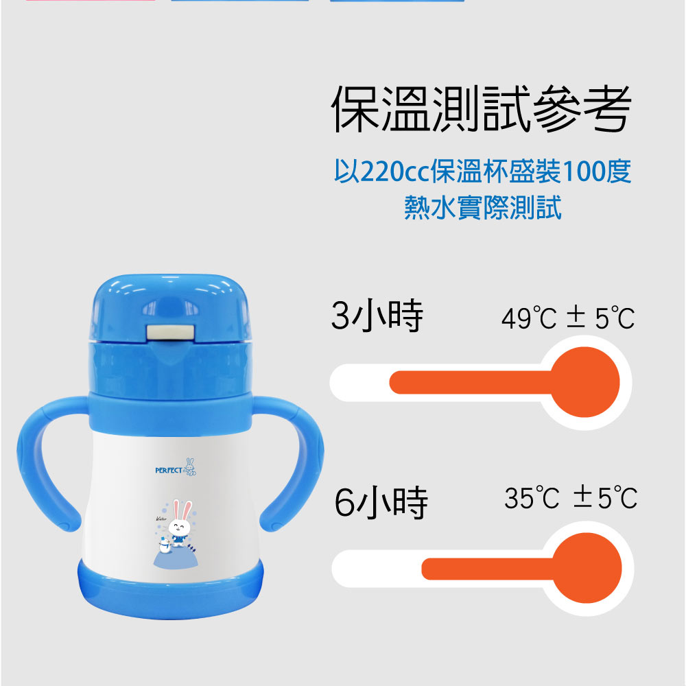 Le idea 樂德兒│PERFECT 理想牌 極緻 316不鏽鋼 兒童真空杯 幼童 保溫杯