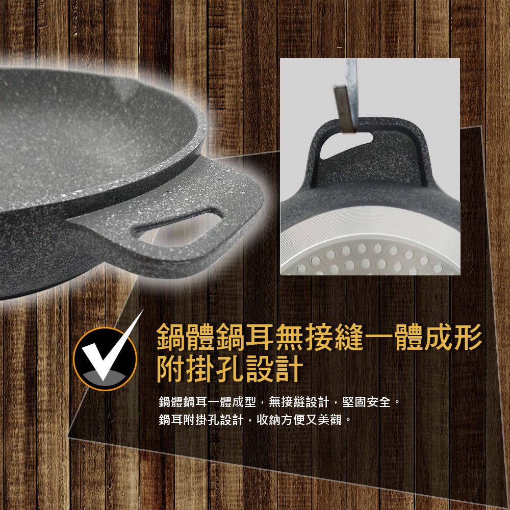 Le idea 樂德兒│PERFECT 理想牌 極緻鑄造 不沾平底鍋 平煎鍋 IH  附蓋