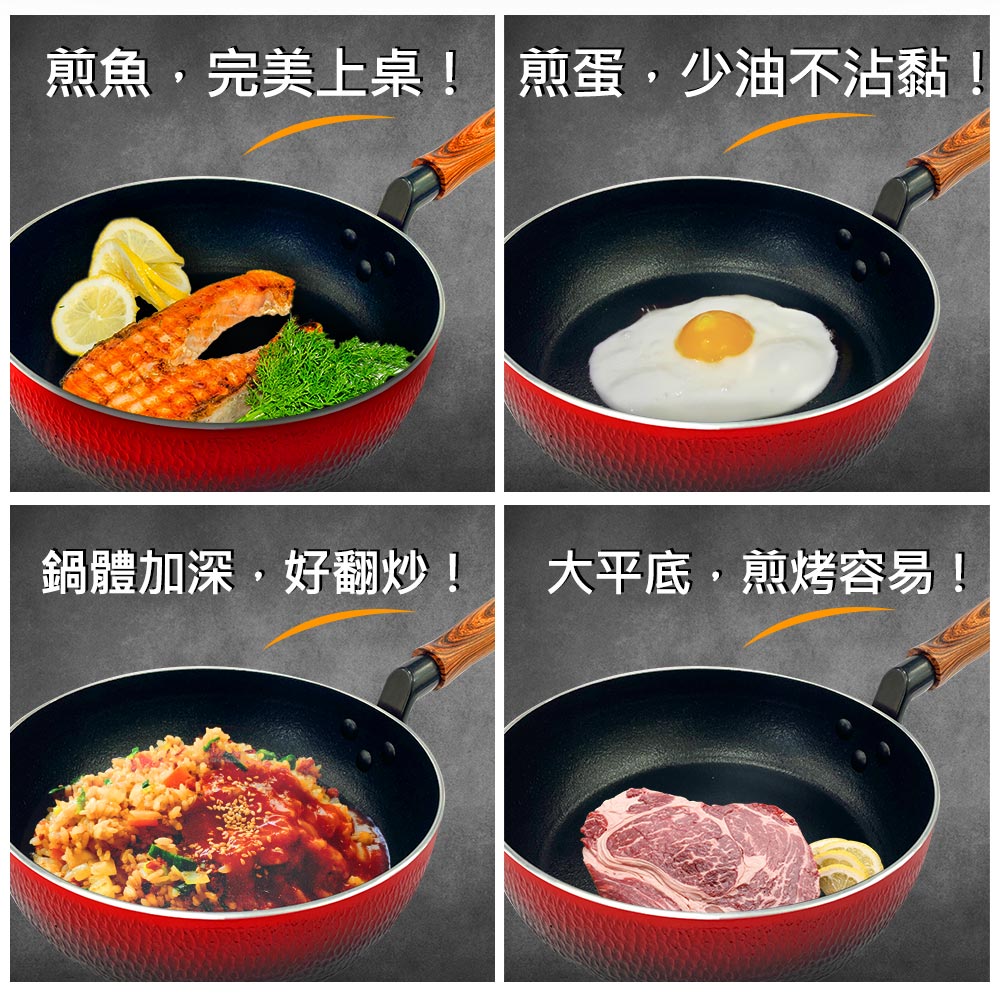 Le idea 樂德兒│PERFECT 理想牌 晶品 不沾 雪平鍋 不沾湯鍋 IH 無蓋