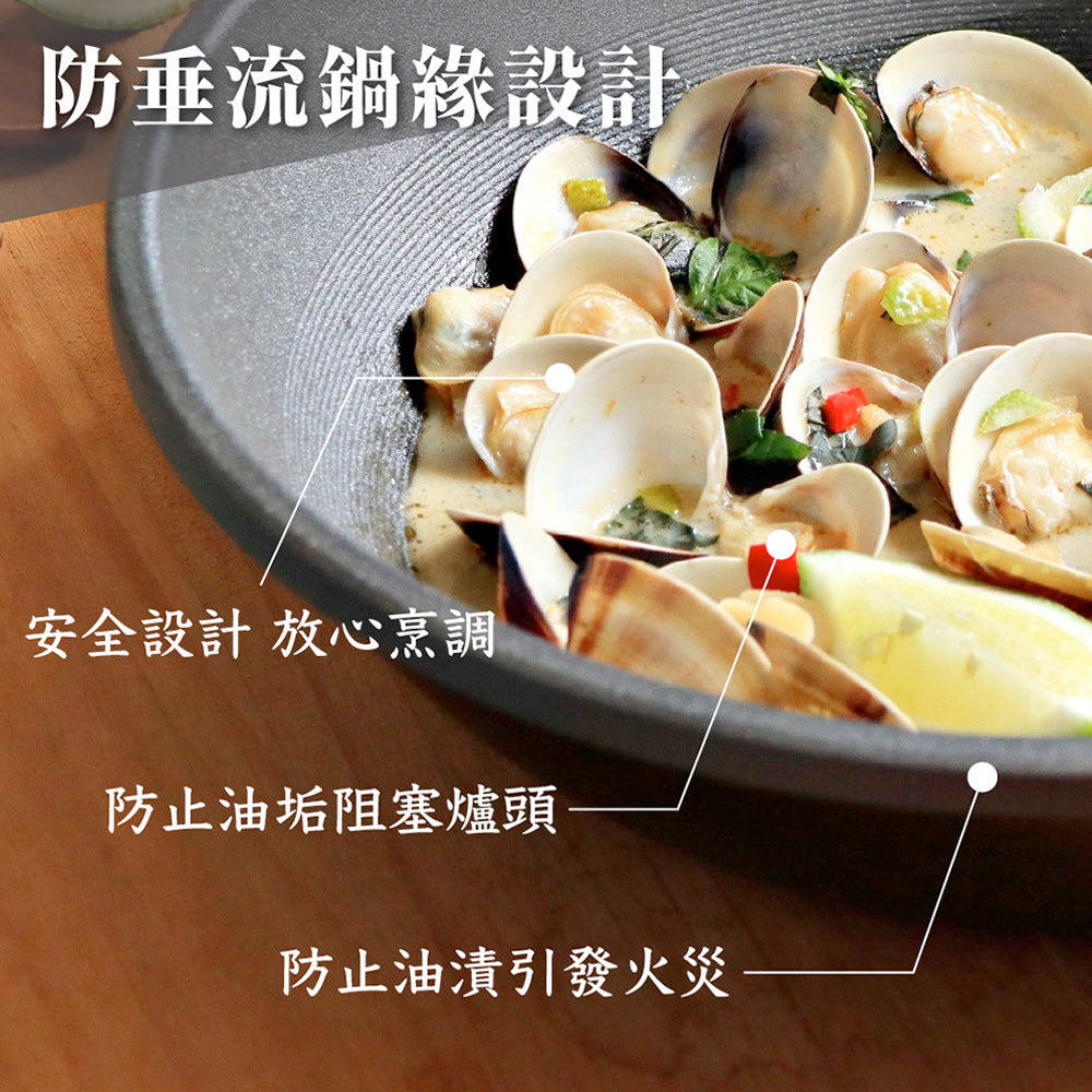 Le idea 樂德兒│Miyaco 米雅可 遠紅外線 陶瓷 不沾平底鍋 無蓋 附蓋