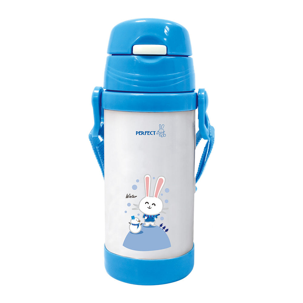 Le idea 樂德兒│PERFECT 理想牌 金緻 316不鏽鋼 學生 真空 保溫杯 背帶兒童吸管杯 彈蓋直飲杯