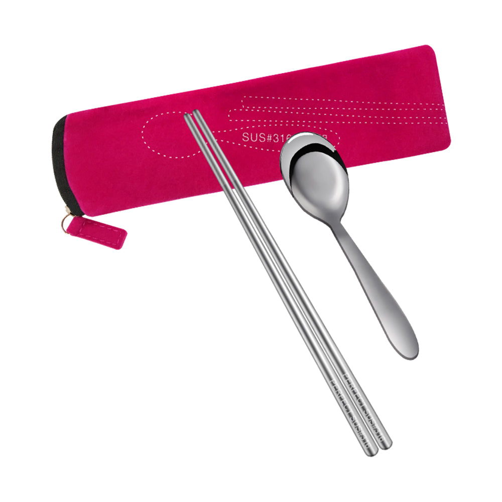 Le idea 樂德兒│PERFECT 理想牌 極緻 316不鏽鋼 隨身餐具組 筷子 湯匙 露營餐具組 環保餐具